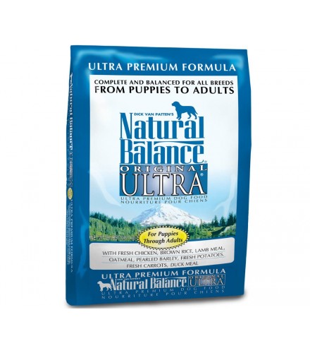 Natural Balance Original Ultra Ultra Premium Formula Dry Dog Food 30lb